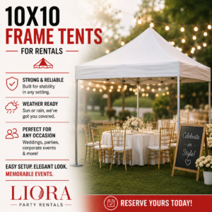10x10 frame tents